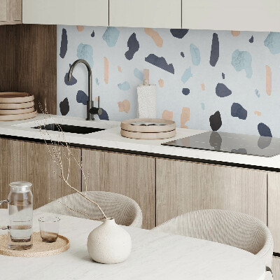 Rectangular wall panel Abstract rock motif