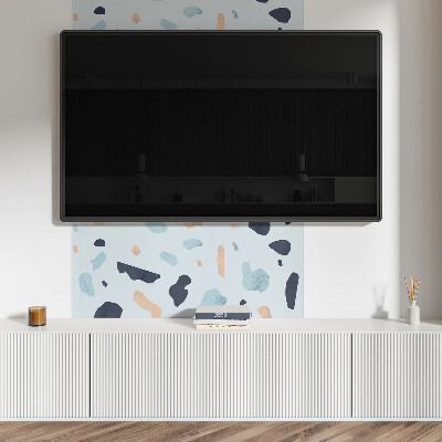 Rectangular wall panel Abstract rock motif