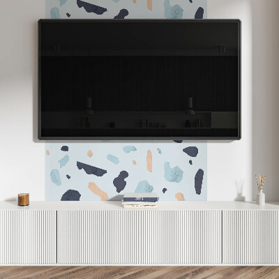 Rectangular wall panel Abstract rock motif