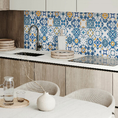Rectangular wall panel Mosaic motifs in the layout