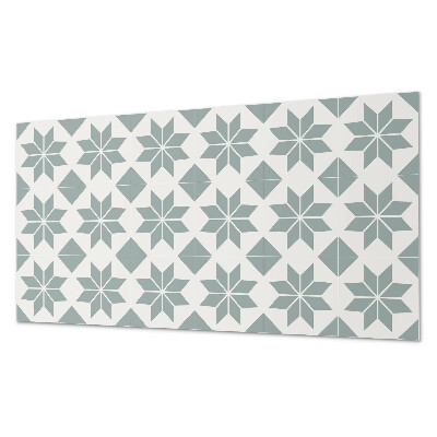 Rectangular wall panel Floral motifs in a geometric style