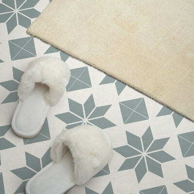 Rectangular wall panel Floral motifs in a geometric style