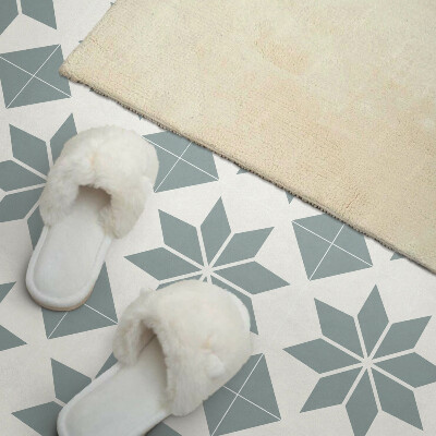 Rectangular wall panel Floral motifs in a geometric style