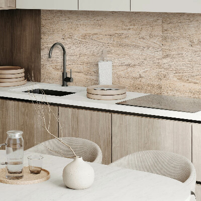 Rectangular bathroom wall panel Authentic wood pattern