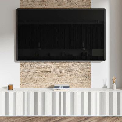 Rectangular bathroom wall panel Authentic wood pattern