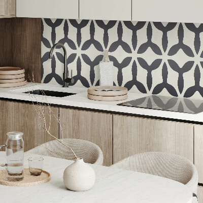 Rectangular wall panel Elegant fin motif