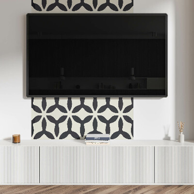 Rectangular wall panel Elegant fin motif