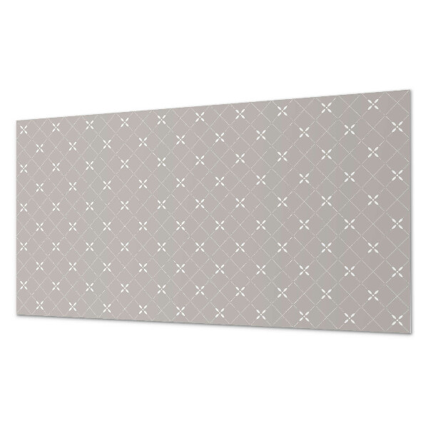Rectangular wall panel A rhombus pattern in a geometric version