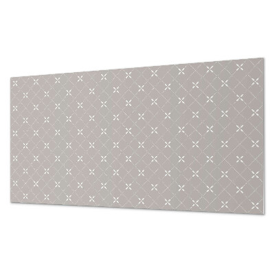 Rectangular wall panel A rhombus pattern in a geometric version