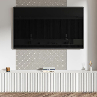 Rectangular wall panel A rhombus pattern in a geometric version