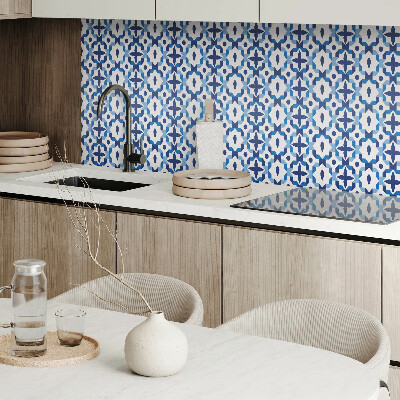 Rectangular wall panel Floral motif in geometry