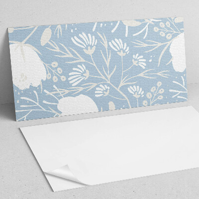 Rectangular wall panel Floral motif