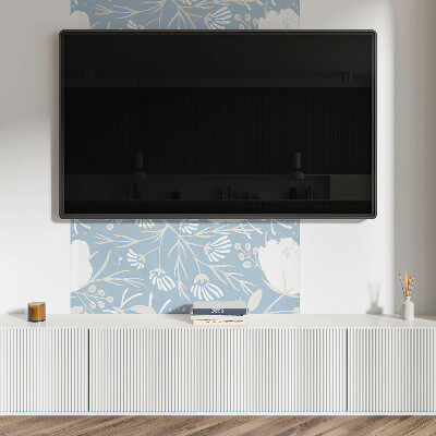 Rectangular wall panel Floral motif