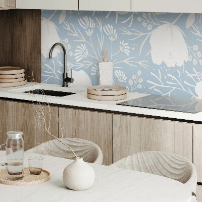 Rectangular wall panel Floral motif