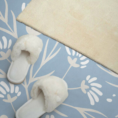 Rectangular wall panel Floral motif