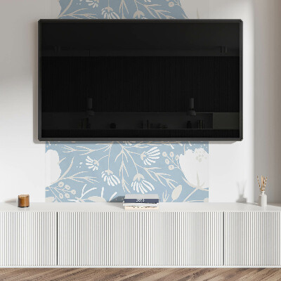 Rectangular wall panel Floral motif