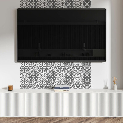 Rectangular wall panel Decorative patterns on tiles