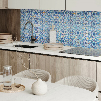 Rectangular wall panel Tiled ornaments in an elegant style