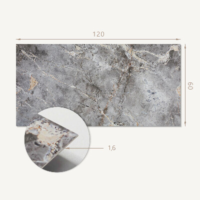 Rectangular decorative wall panel Nature rock pattern