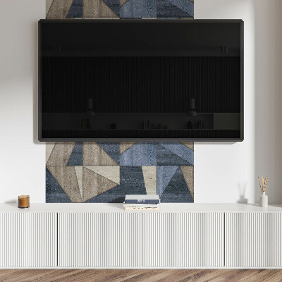 Rectangular wall panel Modern geometric motif