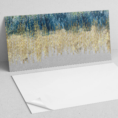 Rectangular wall panel Abstract motif with lines