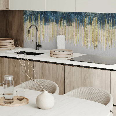 Rectangular wall panel Abstract motif with lines