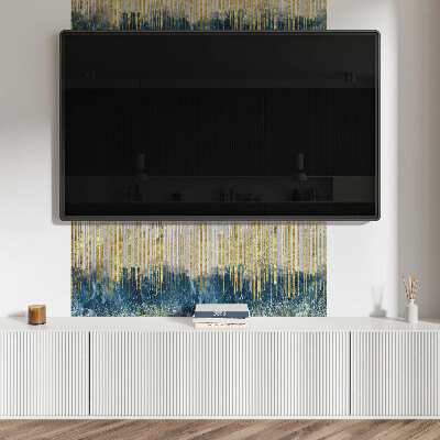 Rectangular wall panel Abstract motif with lines