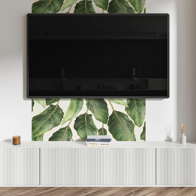 Rectangular decorative wall panel Tropical leaf pattern