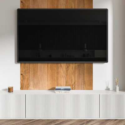 Rectangular wall panel Natural pattern of wooden boards