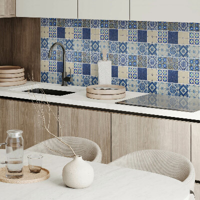 Rectangular bathroom wall panel Mosaic tile pattern