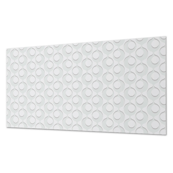 Rectangular decorative wall panel Waves with circles