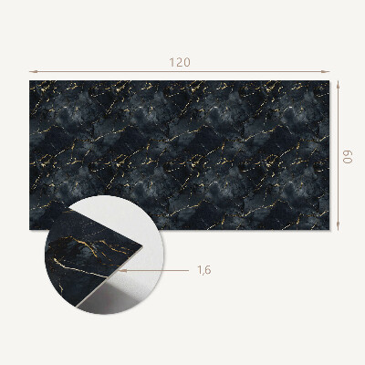 Rectangular decorative wall panel Marble motif with delicate veins