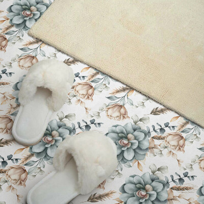 Rectangular wall panel Floral motif