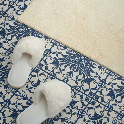 Rectangular bathroom wall panel Floral motif