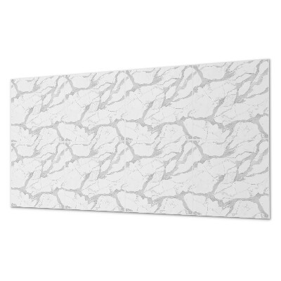 Rectangular bathroom wall panel Marble motif with delicate veins