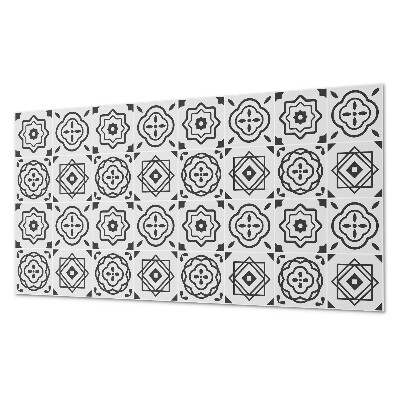 Rectangular decorative wall panel Geometric patterns in square shapes