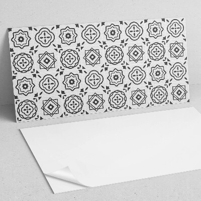 Rectangular decorative wall panel Geometric patterns in square shapes
