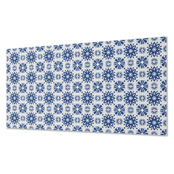 Rectangular decorative wall panel Floral motif