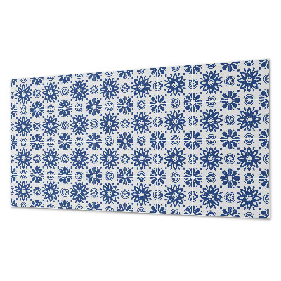 Rectangular decorative wall panel Floral motif