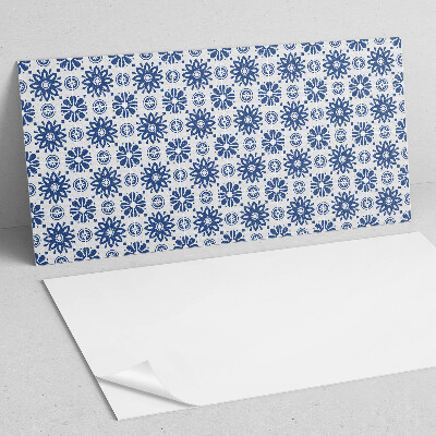 Rectangular decorative wall panel Floral motif
