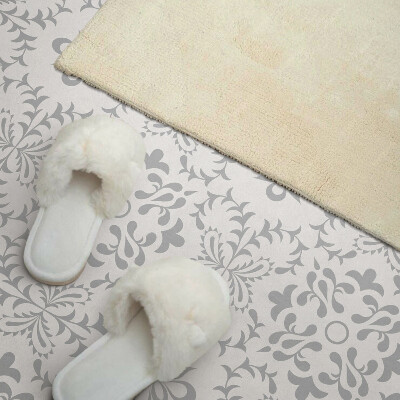 Rectangular wall panel Floral pattern with intricate details