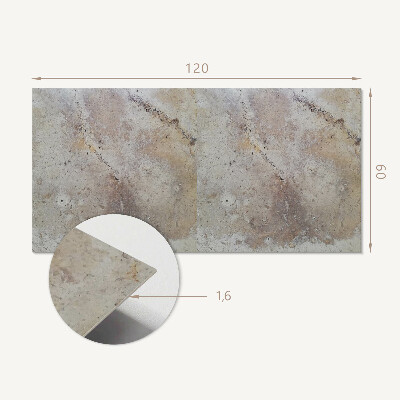 Rectangular bathroom wall panel Natural stone patterns