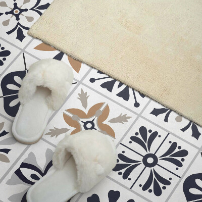 Rectangular wall panel Decorative tile motifs