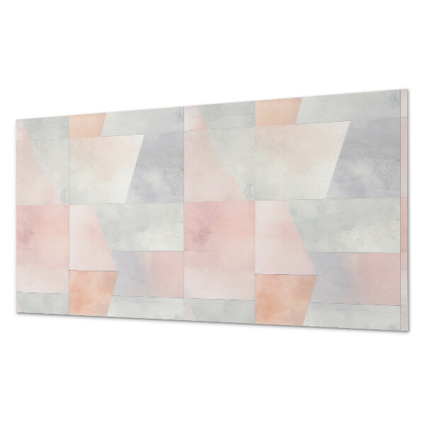 Rectangular wall panel Pastel geometry