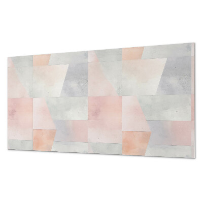 Rectangular wall panel Pastel geometry