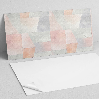 Rectangular wall panel Pastel geometry