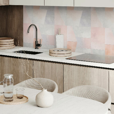 Rectangular wall panel Pastel geometry