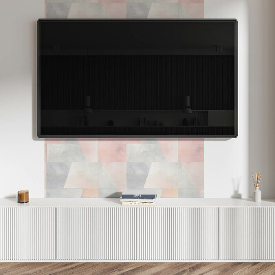 Rectangular wall panel Pastel geometry
