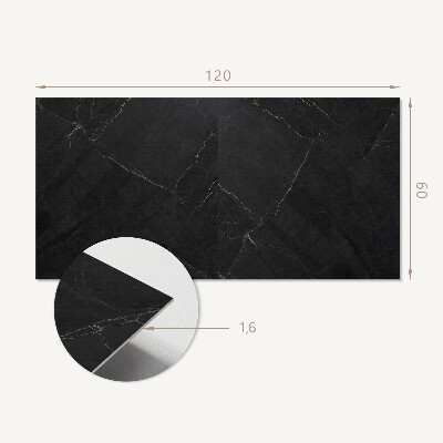 Rectangular wall panel Stylish marble motif
