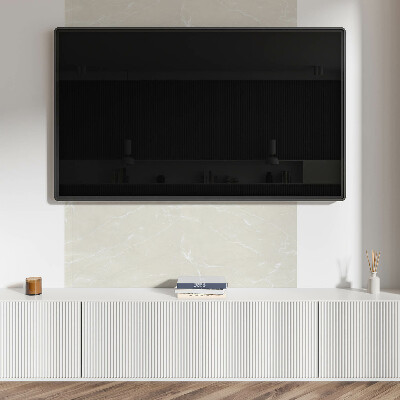 Rectangular wall panel Marble motif with subtle veins